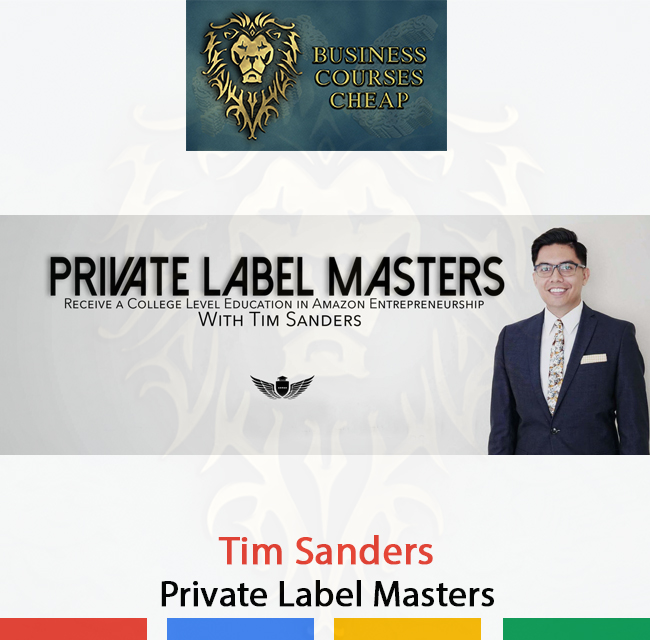 TIM SANDERS - PRIVATE LABEL MASTERS
