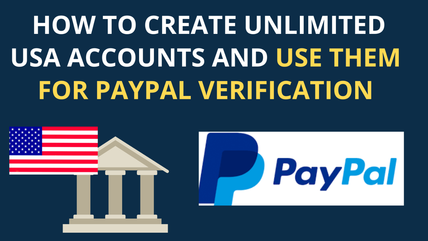 [E-Book] create unlimited USA accounts and paypl verifi