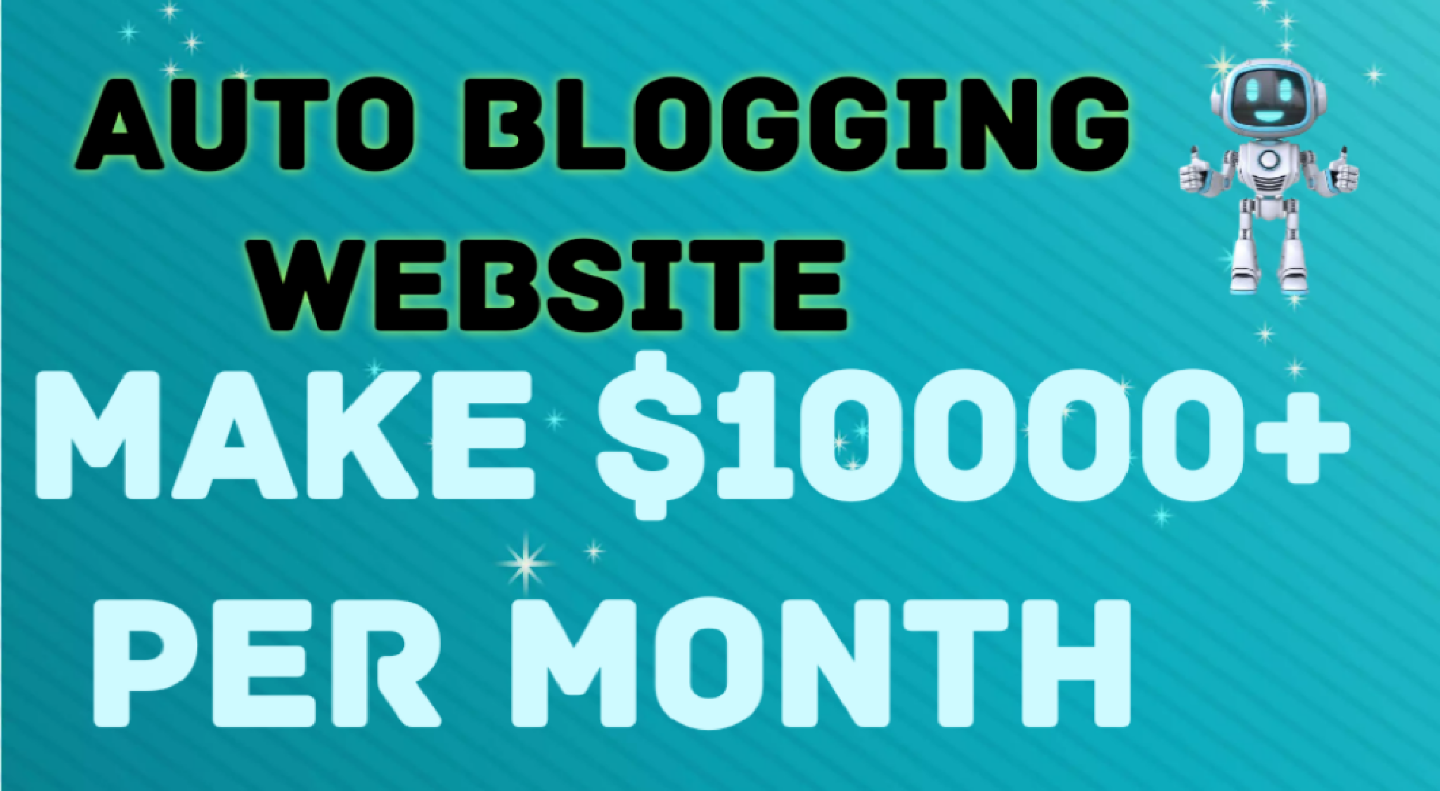 I will Create AutoBlogging Website For you