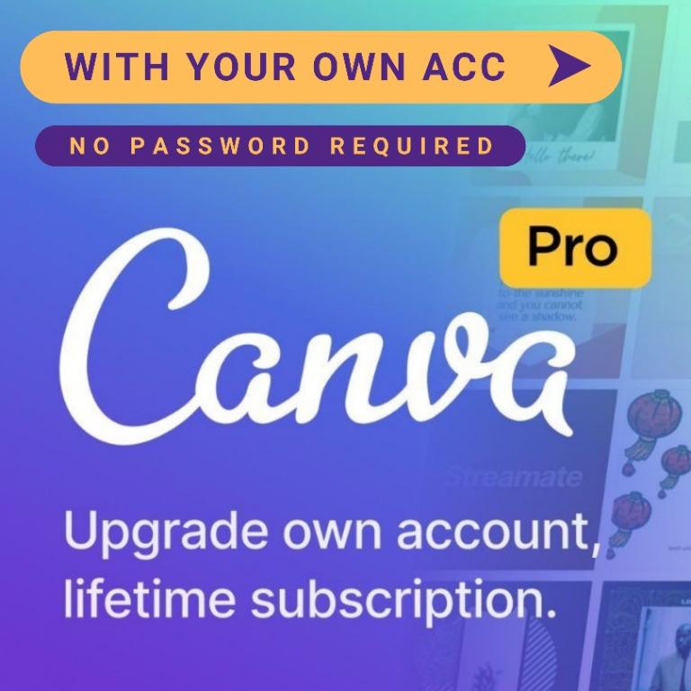 Canva Pro Lifetime Subscription With your Email