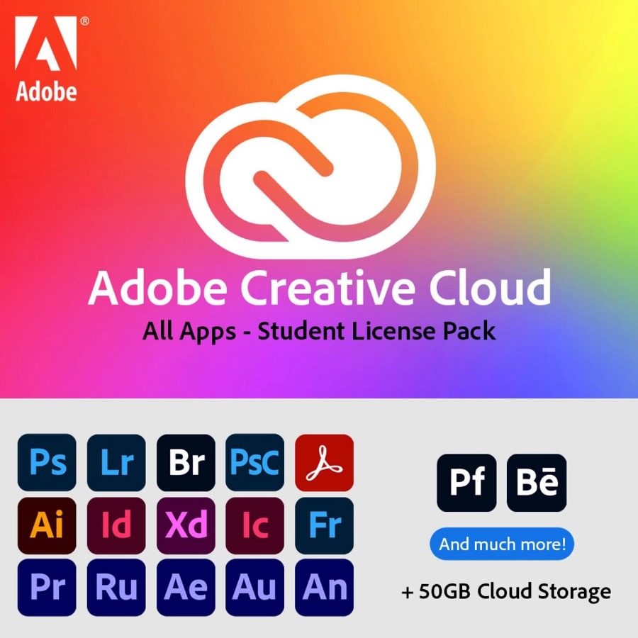 Adobe Creative Cloud All Apps 1 Months Key Global
