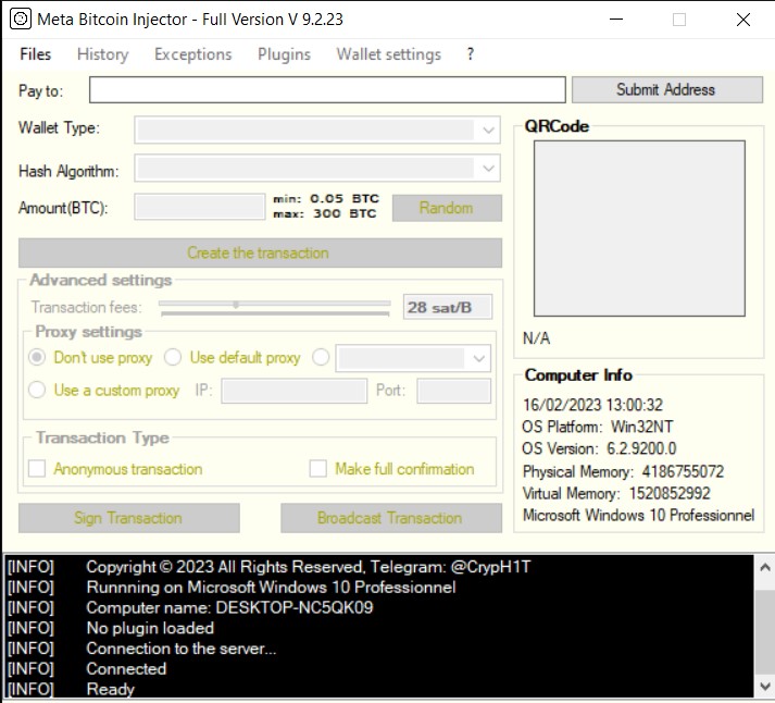 Meta Bitcoin Injector - Full Version V 9.2.23