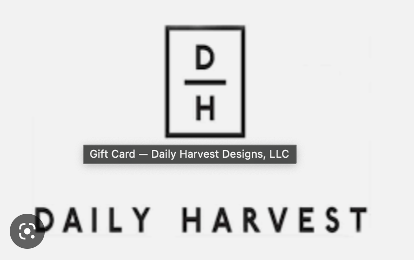Dailyharvest.com Gift card $100