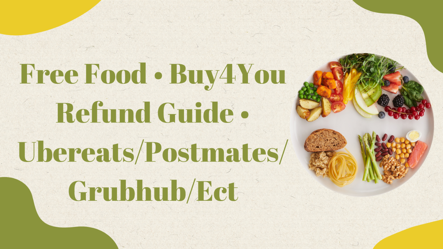Free Food • Buy4You Refund Guide • Ubereats/Post...