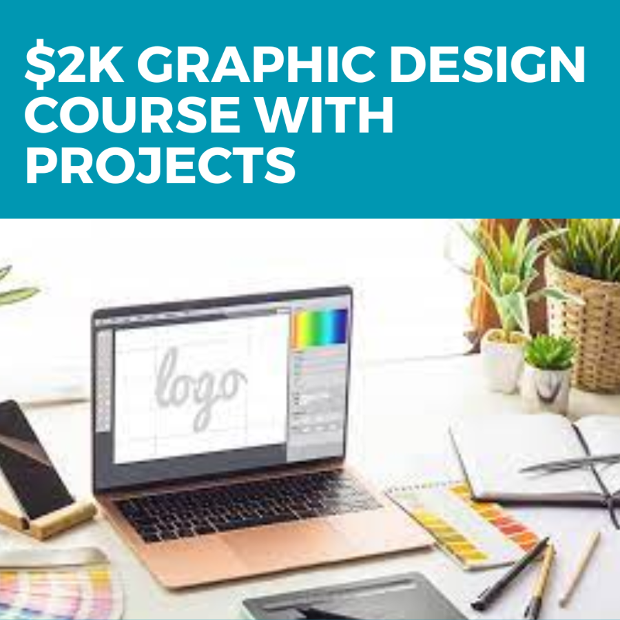 2K Worth Of Graphic Design Course With Projects