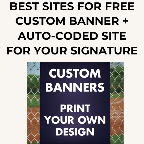 BEST SITES FOR FREE CUSTOM BANNER + Auto-coded site