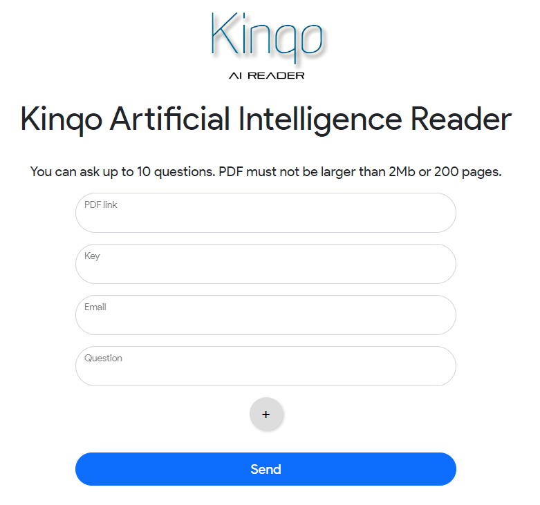 Kinqo Artificial Intelligence Reader