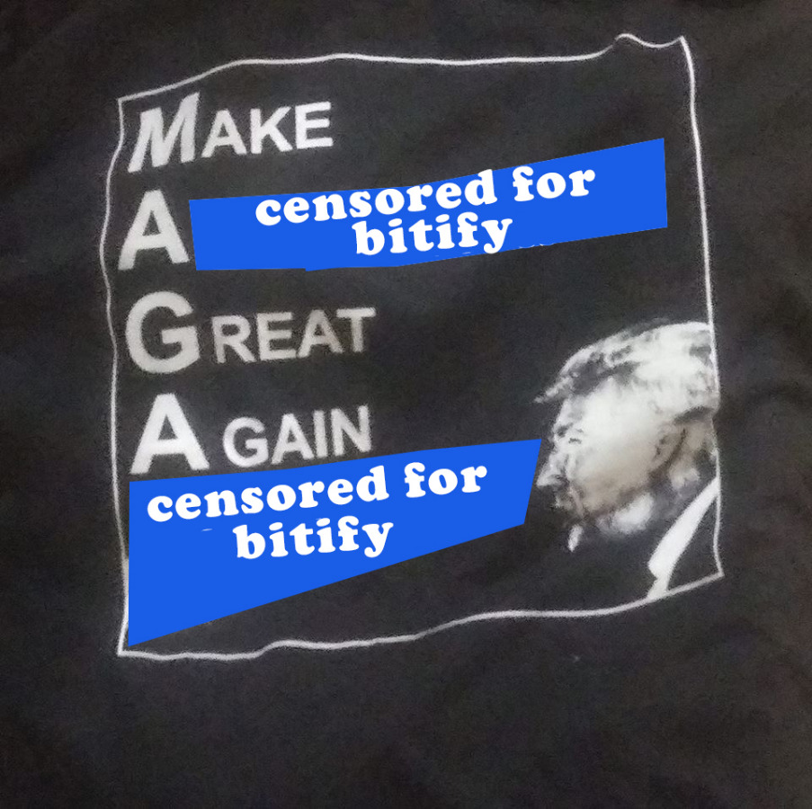 Offensive Anti-Trump t-shirt