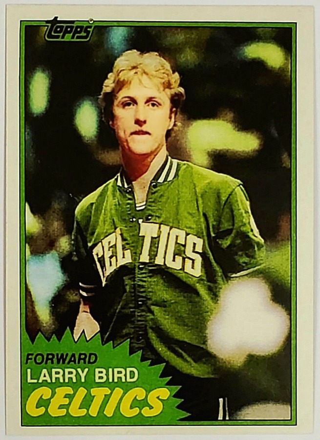 LARRY BIRD ROOKIE 1981 TOPPS #4 HOF BOSTON (READ FIRST)