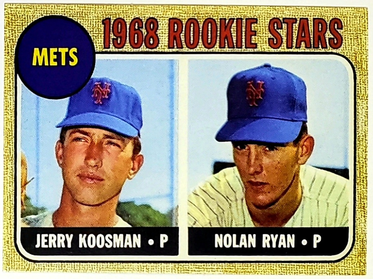 NOLAN RYAN ROOKIE 1968 TOPPS #177 HOF METS (READ FIRST)