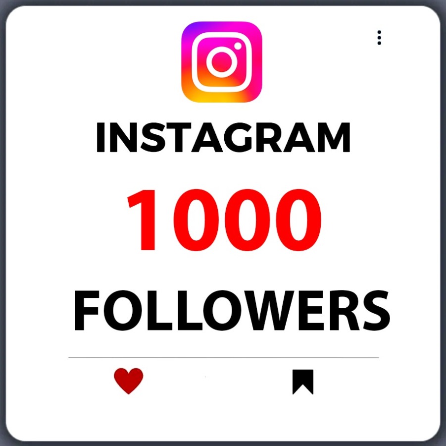 1000 instagram followers SAFE Fast Delivery Quality ⭐