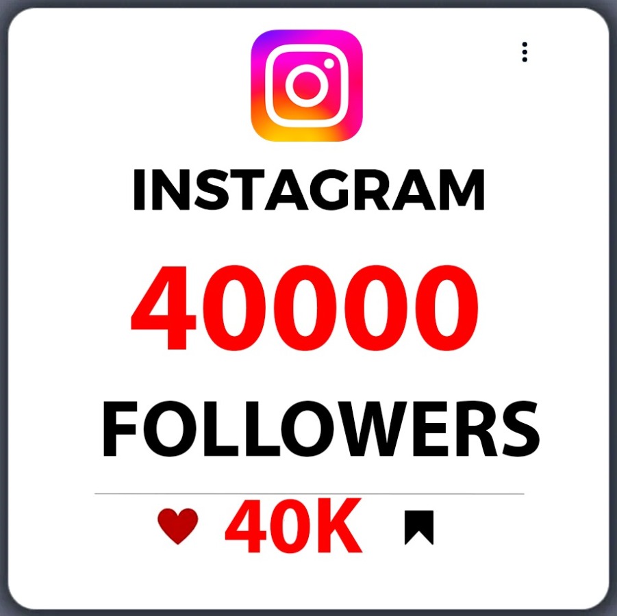 40000 instagram followers SAFE Fast Delivery Quality...
