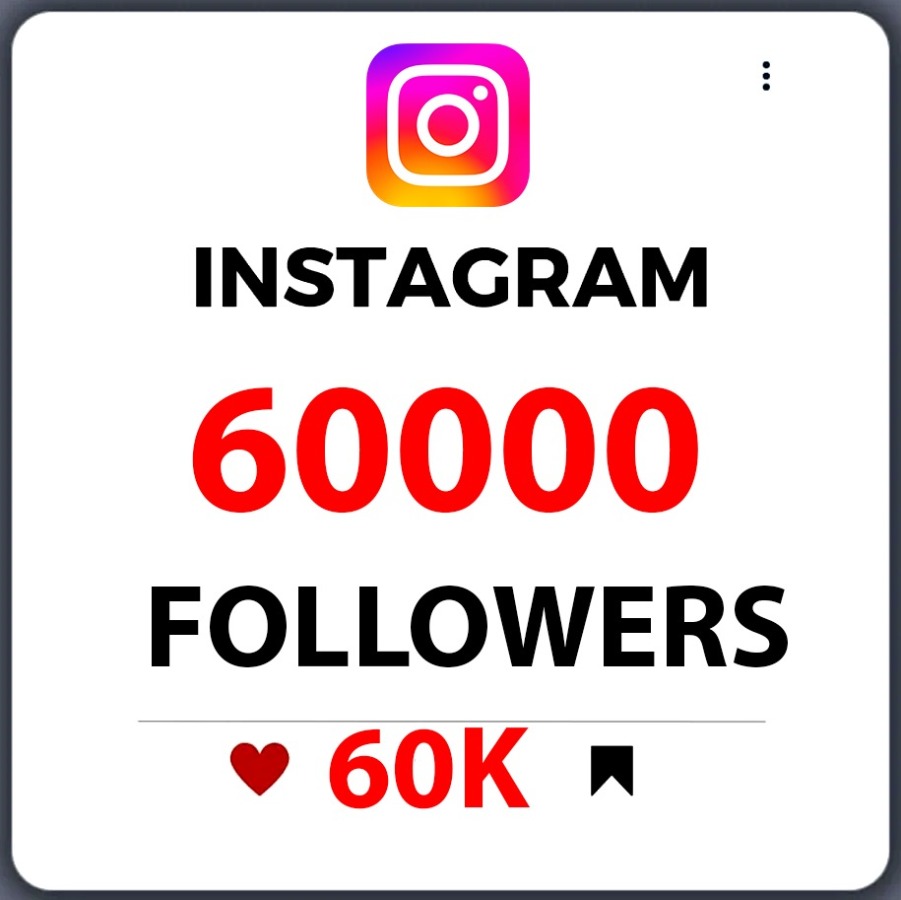 60000 instagram followers SAFE Fast Delivery Quality...