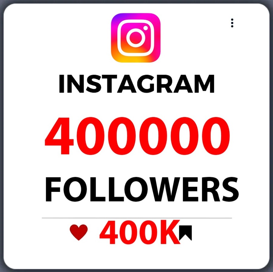 400000 instagram followers SAFE Fast Delivery Qualit...