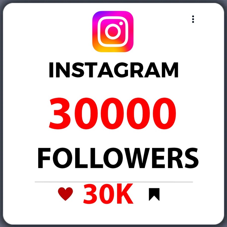 30000 instagram followers SAFE Fast Delivery Quality...