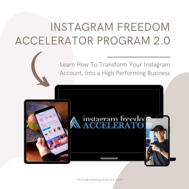 Alex Comerma - Instagram Freedom Accelerator Program