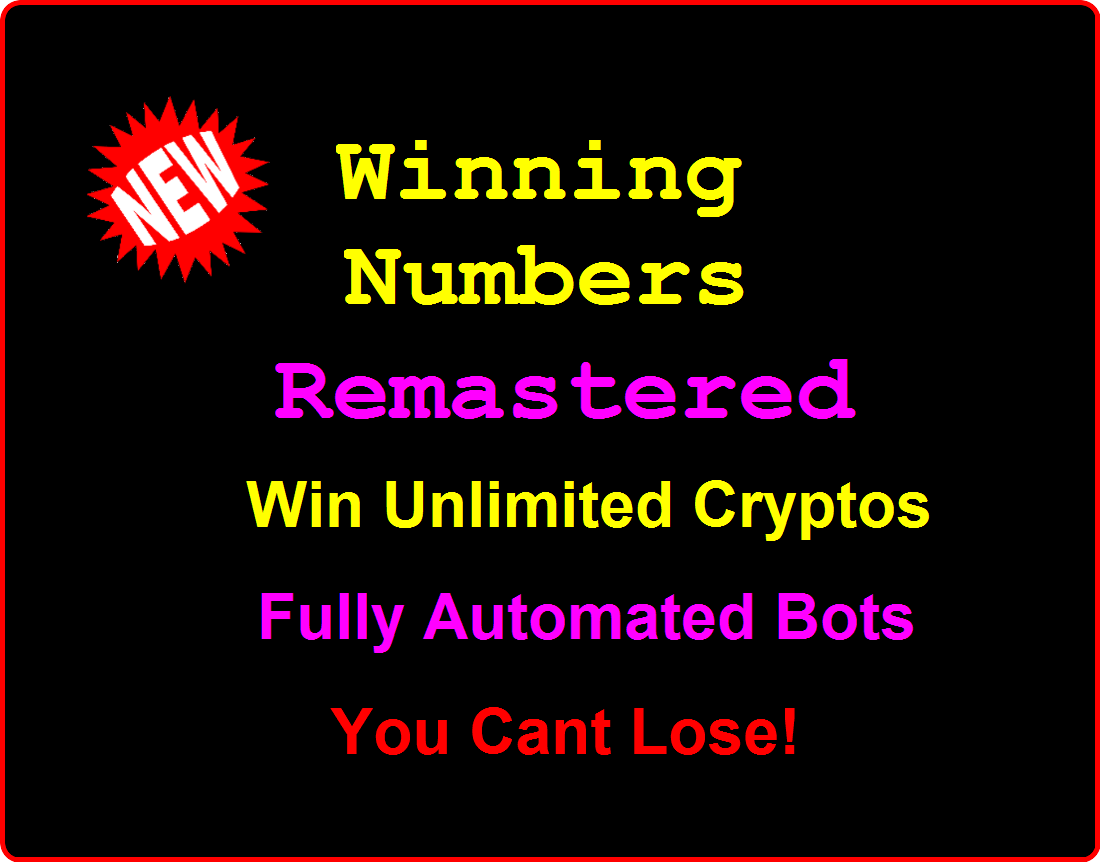 WINNING NUMBERS  > YOU CANT LOSE! > HALF PRICE!