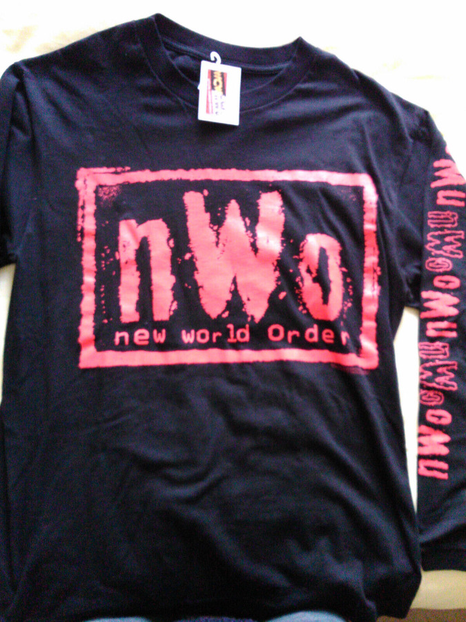 ORIGINAL 1998 WCW NWO Wolfpack Long Sleeve Shirt Size L