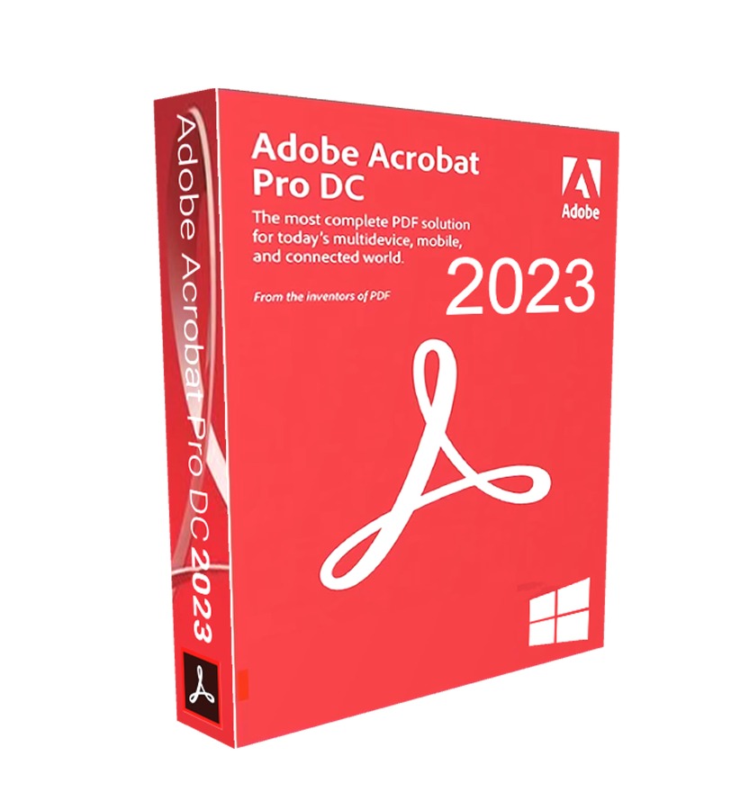 Adobe Acrobat Pro 2023 – Lifetime License For Windows