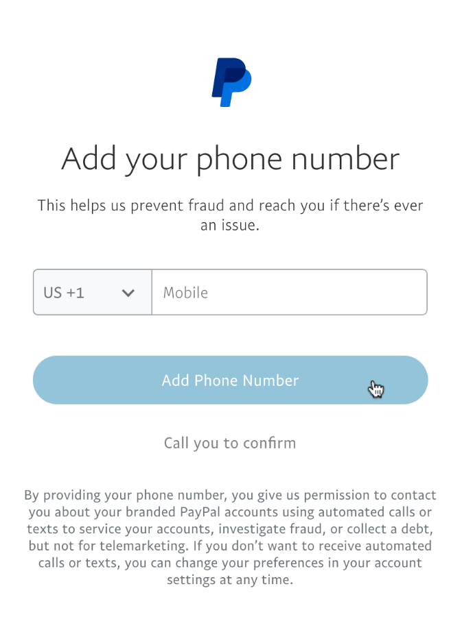 BYPASS ADD PHONE PAYPAL ERROR  PAYPAL METHOD
