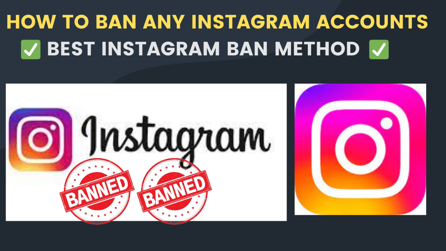 HOW TO BAN ANY INSTAGRAM ACCOUNTS 2024