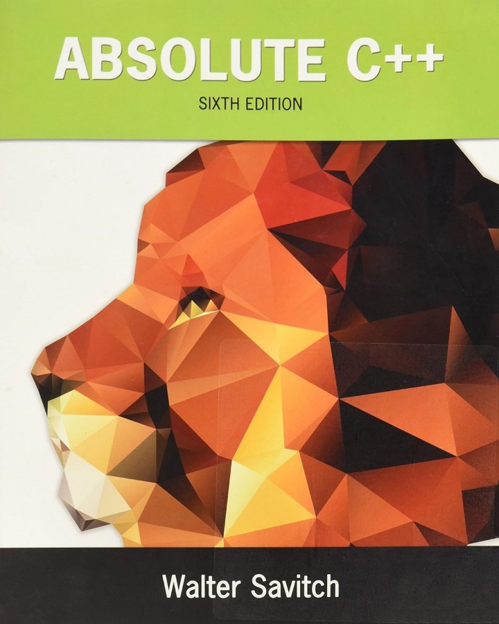 Absolute C++ 6th Edition