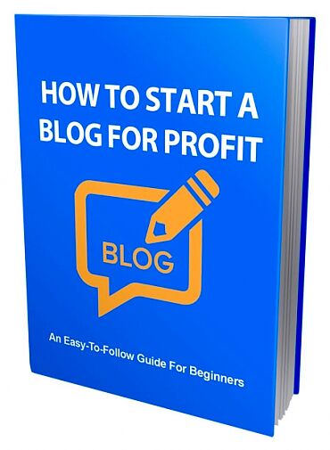 How to start a blog for profit.