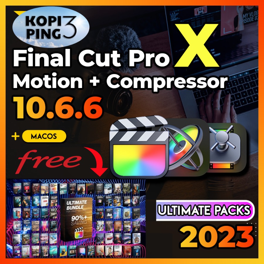 Final Cut Pro X 10.7.1 + Compressor 4.7.0 + Motion 5.7