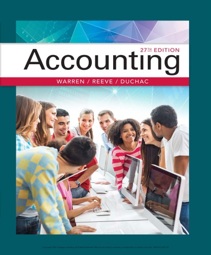 Accounting 27th Edition 9781337272094